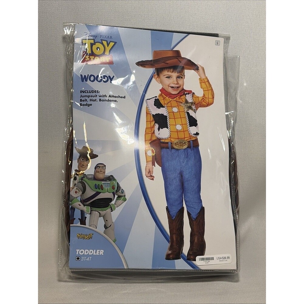 Disney Toy Story Woody Halloween Costume for Children, Toddlers Size 3T-4T